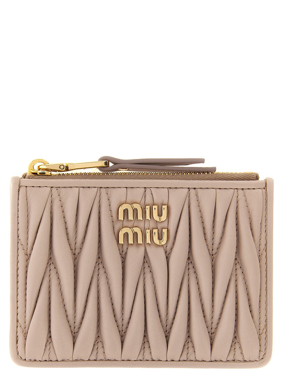 Matelassé nappa cardholder
