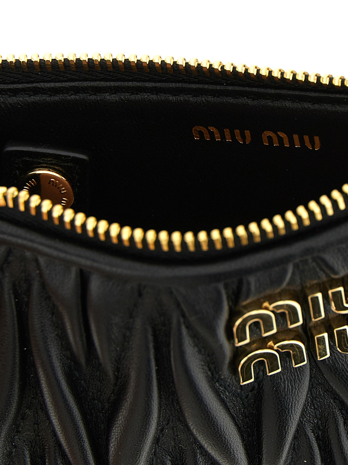 Miu Miu Matelassé nappa cardholder