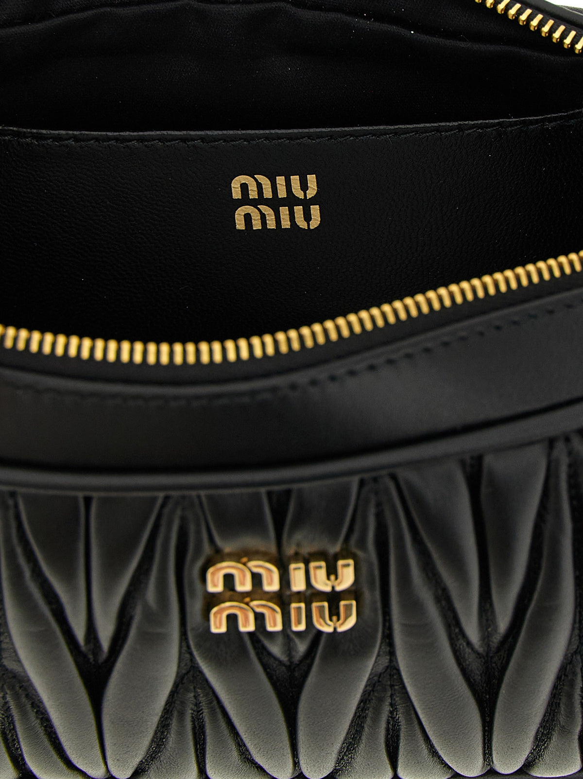 Miu Miu Matelassé nappa pouch