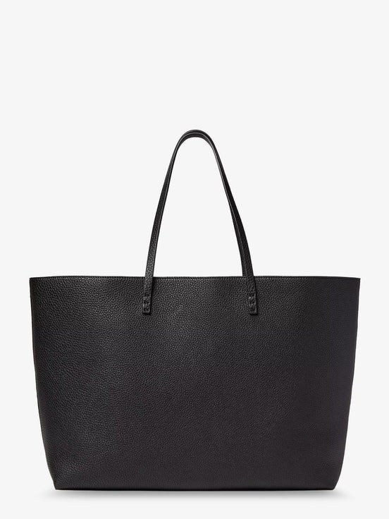 Medium Leather Roll Shopping Bag