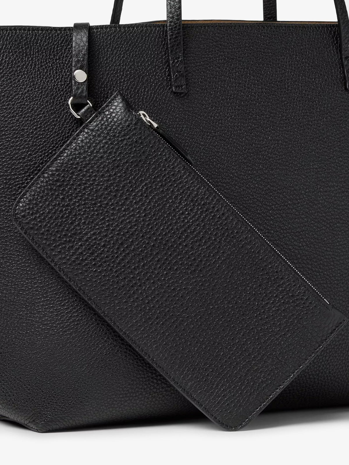 Fendi Medium Leather Roll Shopping Bag