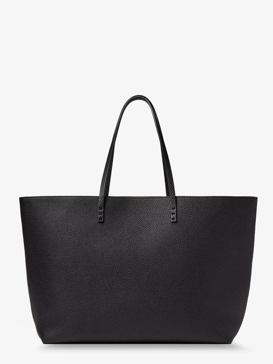 Medium Leather Roll Shopping Bag