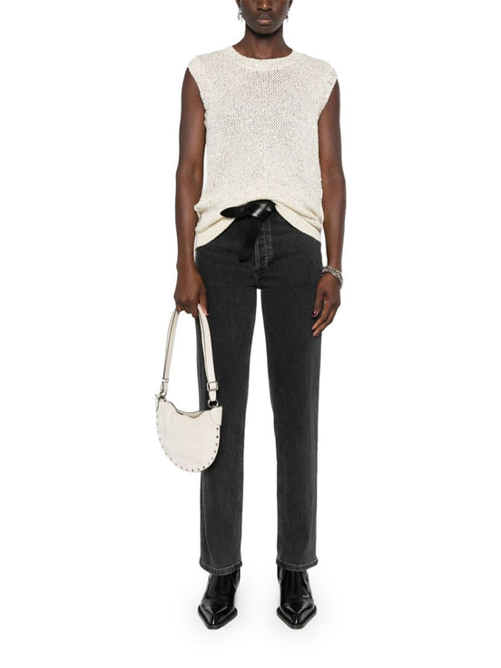 Golden Goose "MELYSSA" TOP WITH SEQUINS