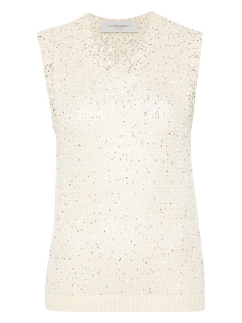 "MELYSSA" TOP WITH SEQUINS
