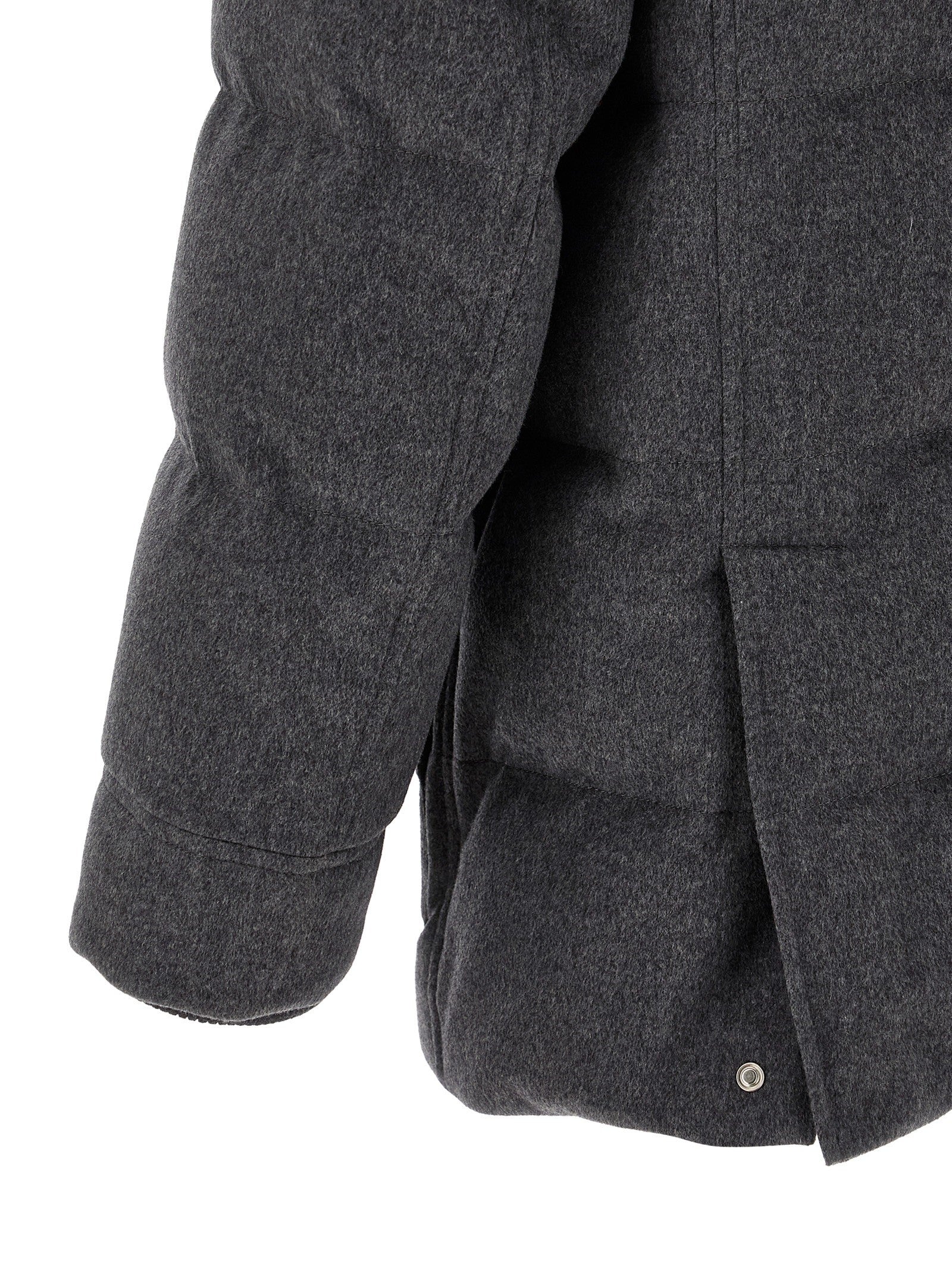 Brunello Cucinelli Membrane wool flannel parka