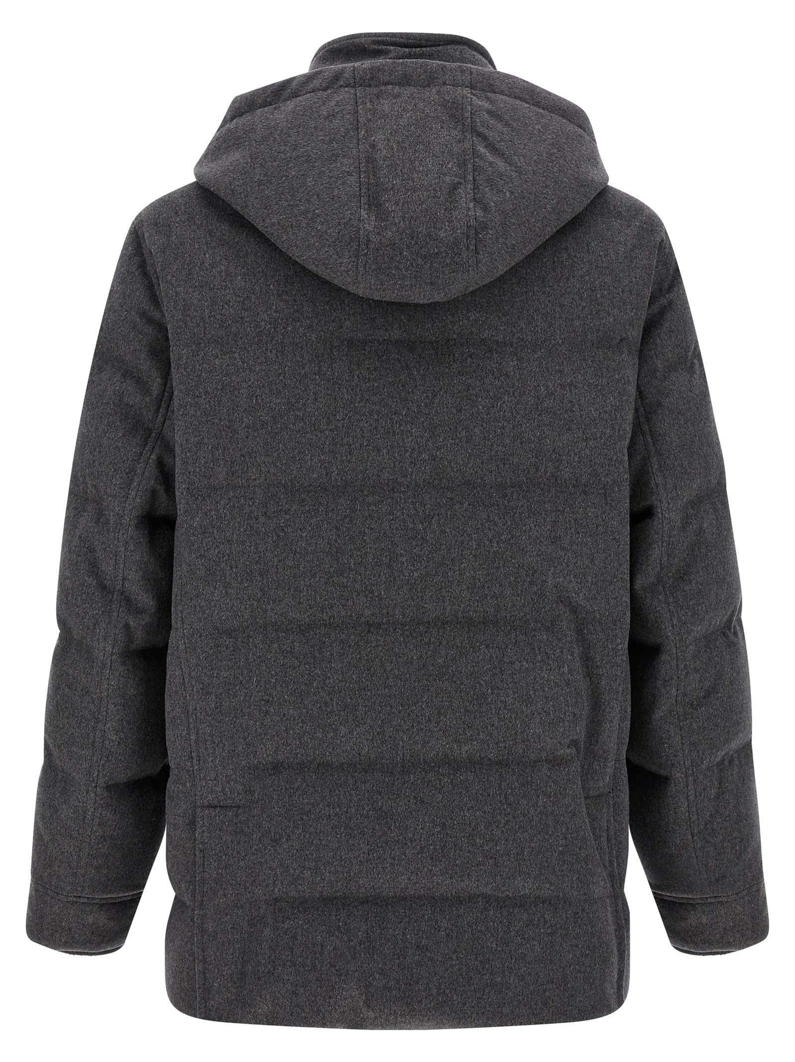 Brunello Cucinelli Membrane wool flannel parka