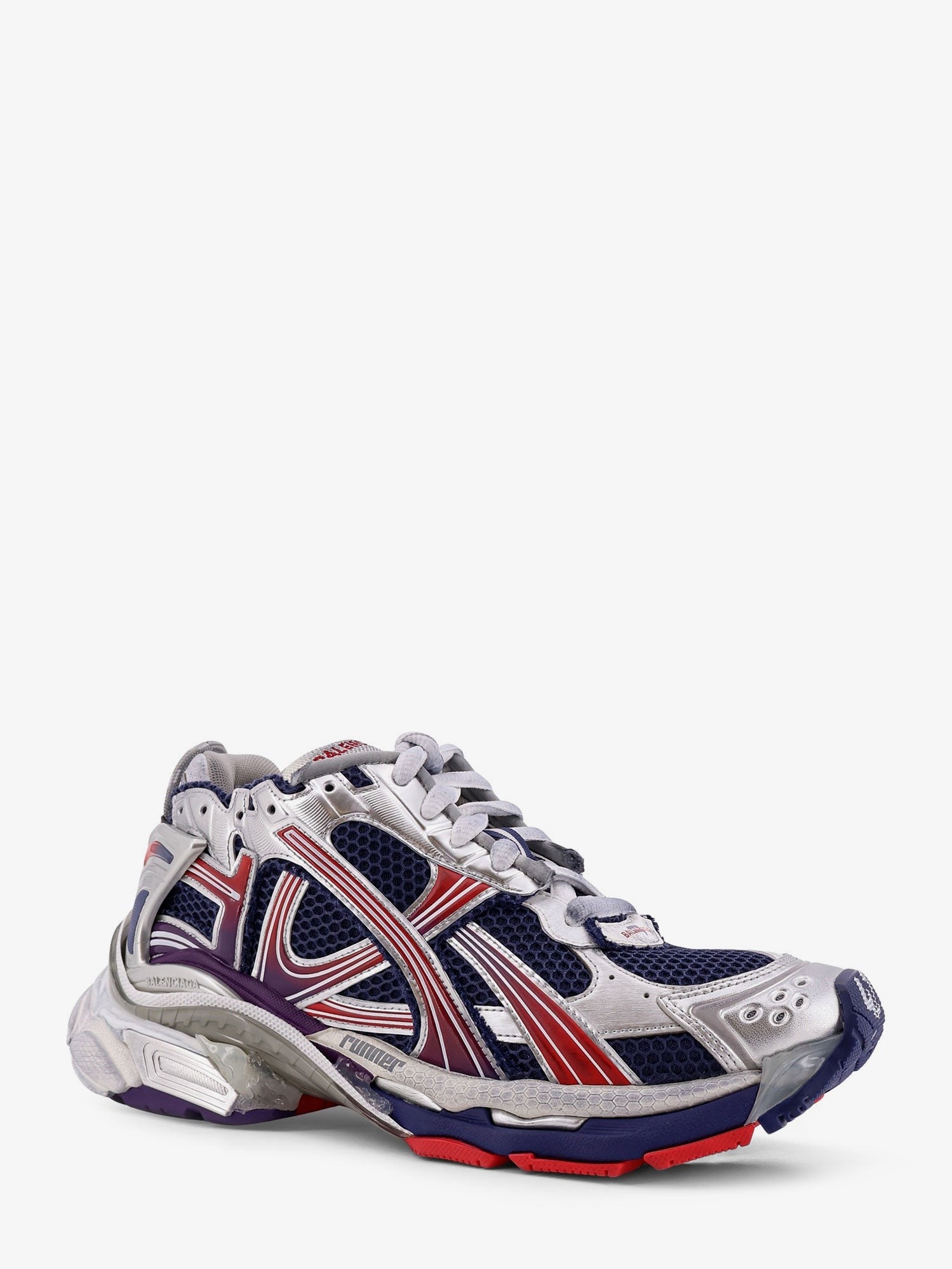Mesh and nylon Runner sneakers