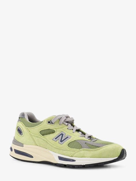 New Balance Mesh and suede sneakers with side logo