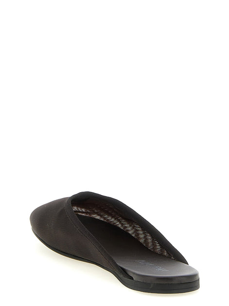 Miu Miu Mesh fabric slippers