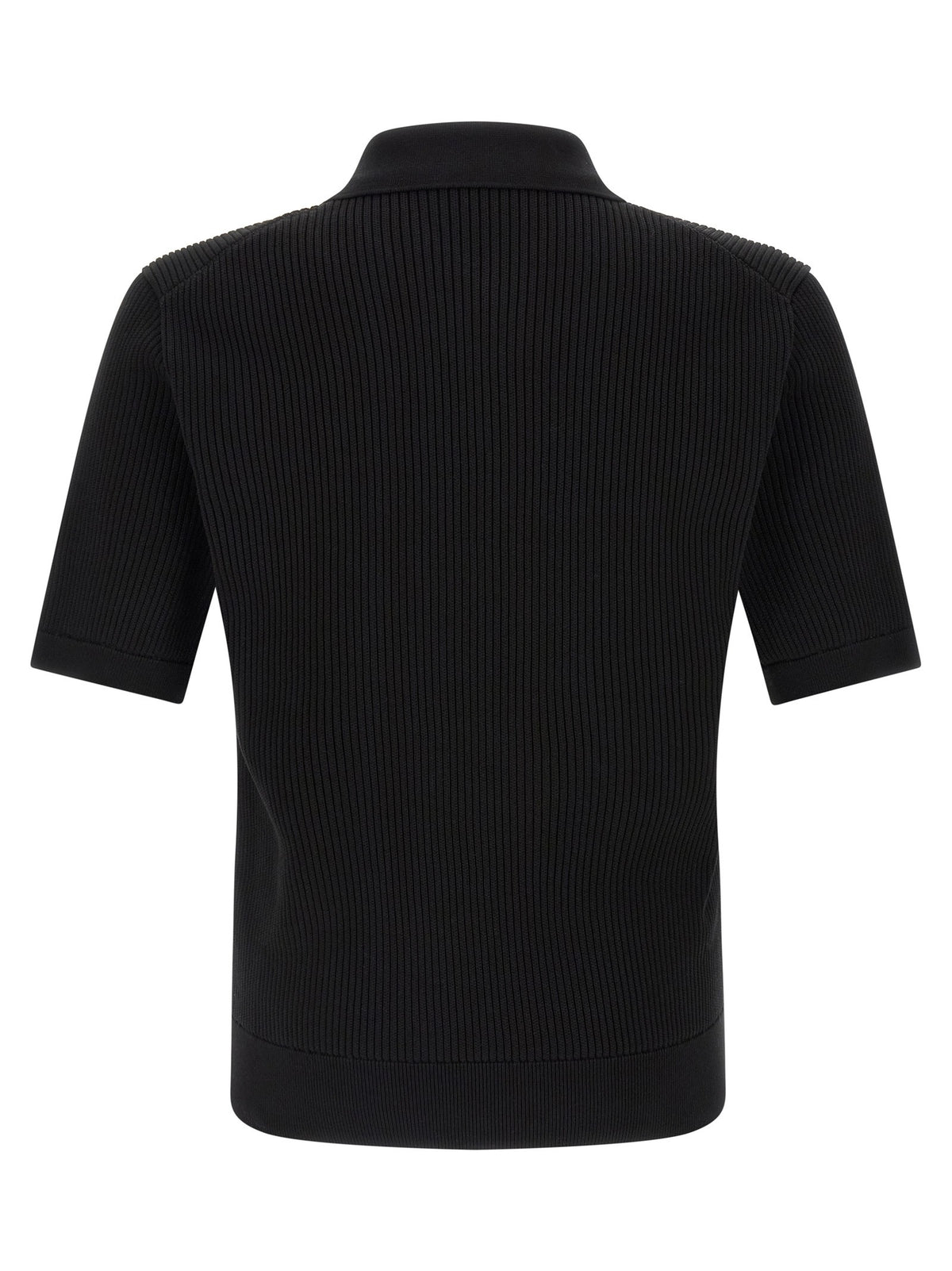 Dolce & Gabbana Micro-ribbed polo shirt