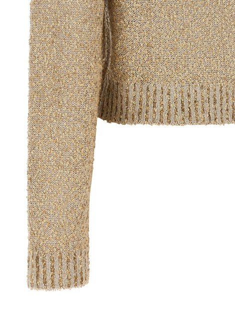 Micro sequin sweater