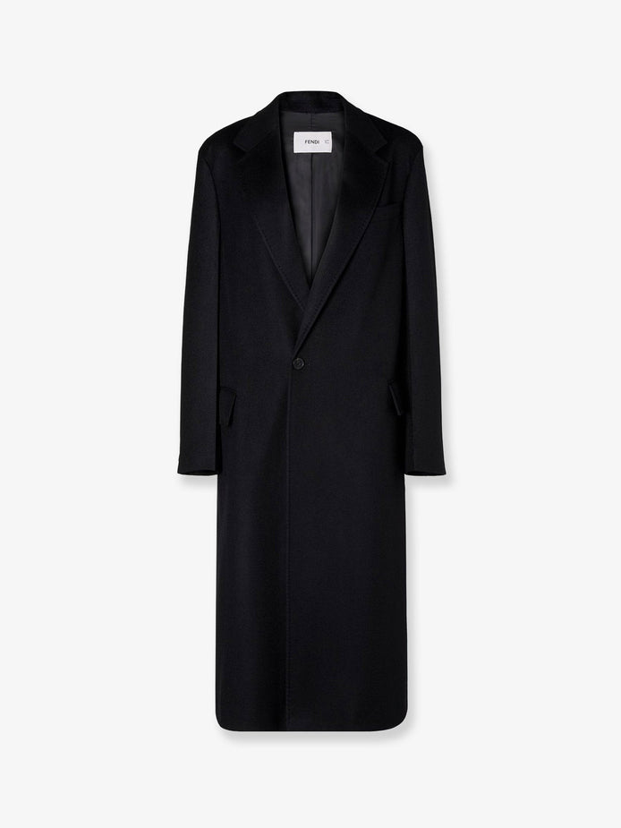 Midi cashmere coat