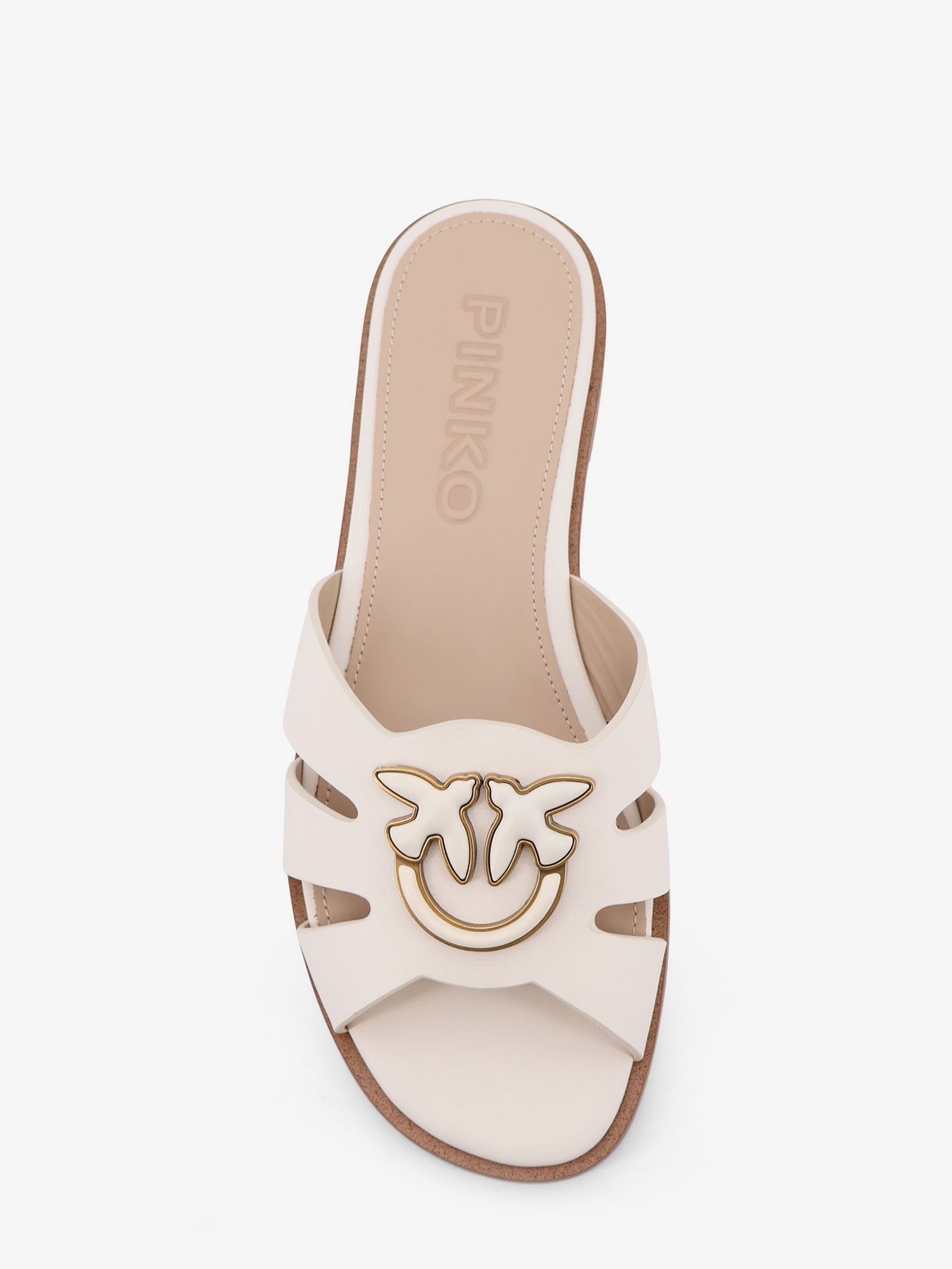 Milly low leather sandals