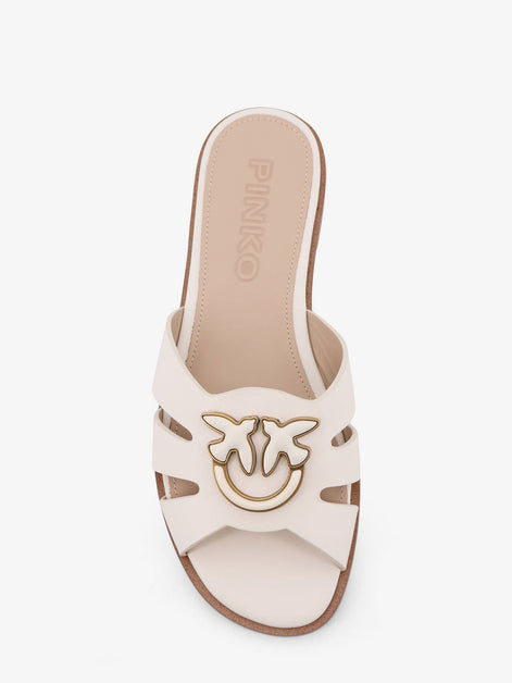 Milly low leather sandals