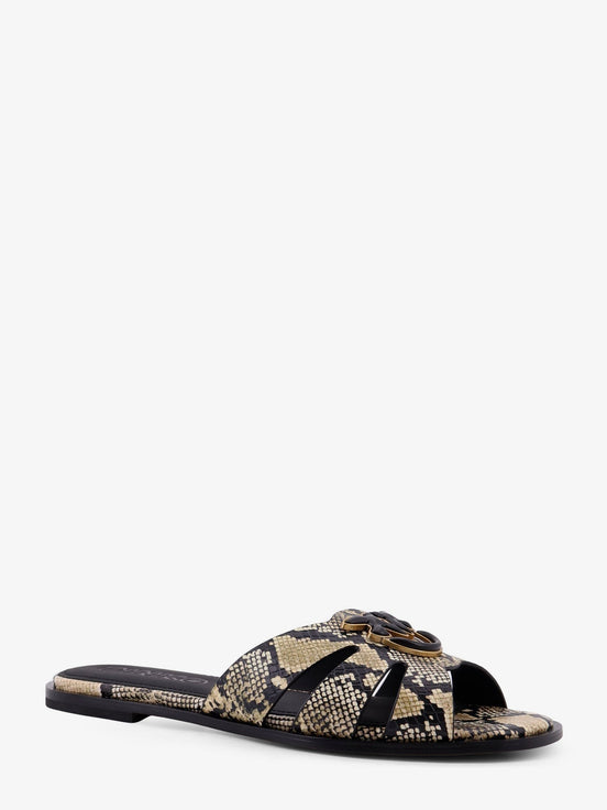Milly low leather sandals