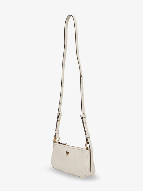 Pinko Mini Half Moon leather crossbody bag