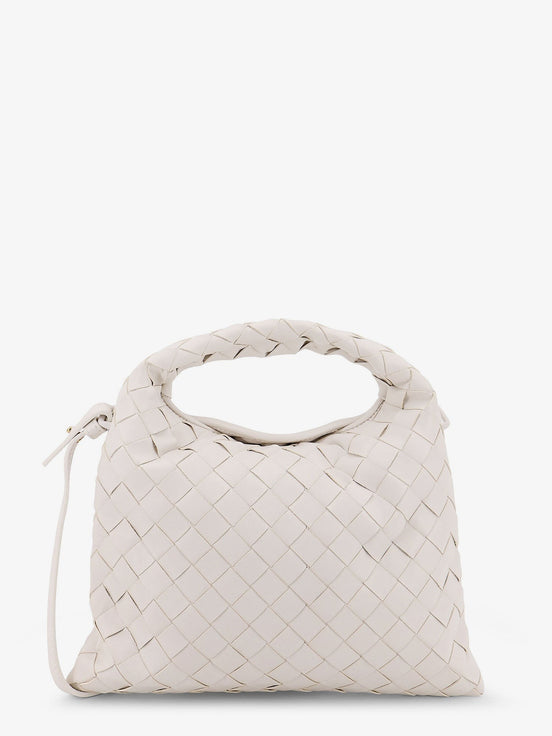 Mini Hop leather crossbody bag with Intrecciato pattern