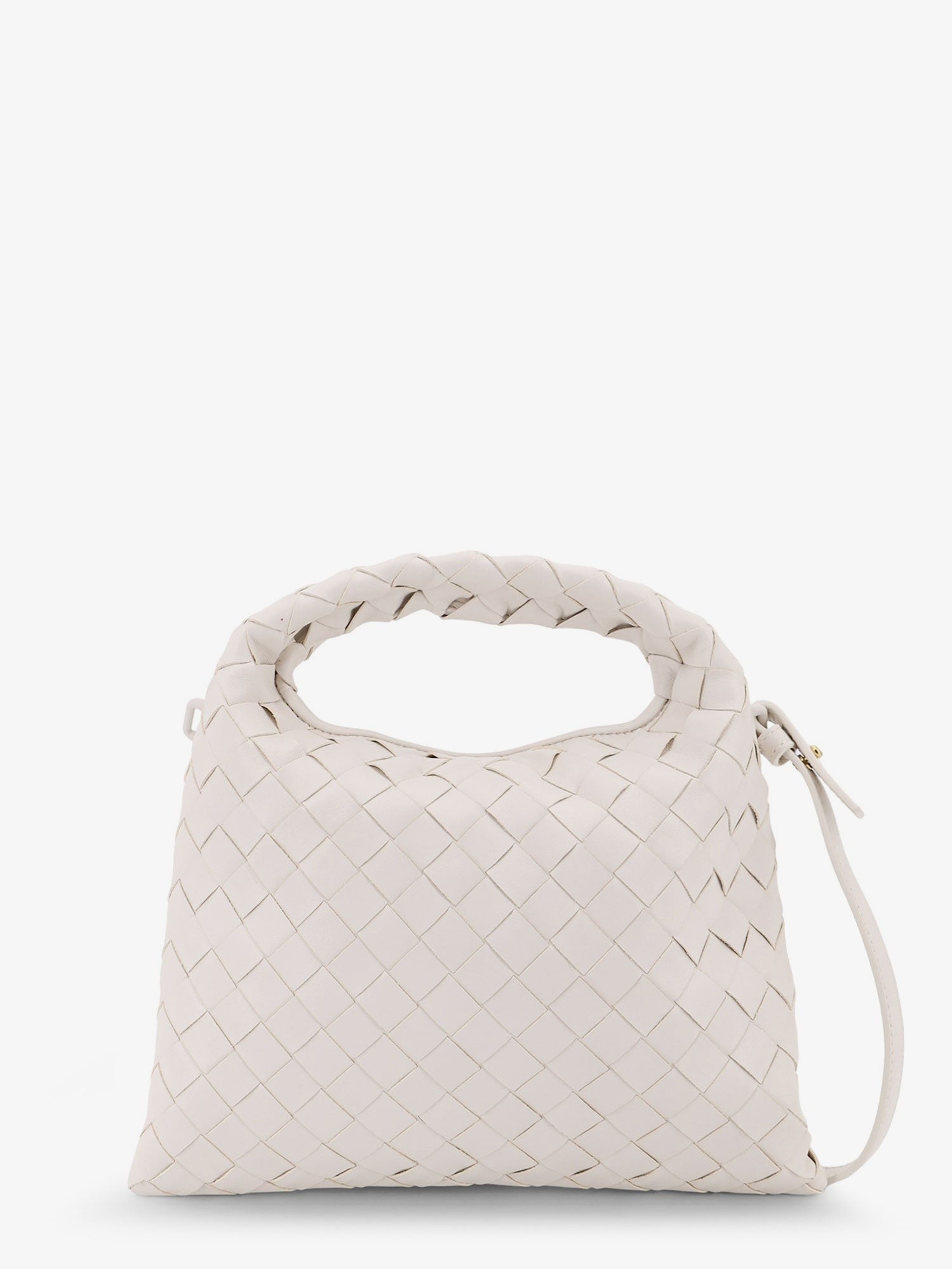 Mini Hop leather crossbody bag with Intrecciato pattern