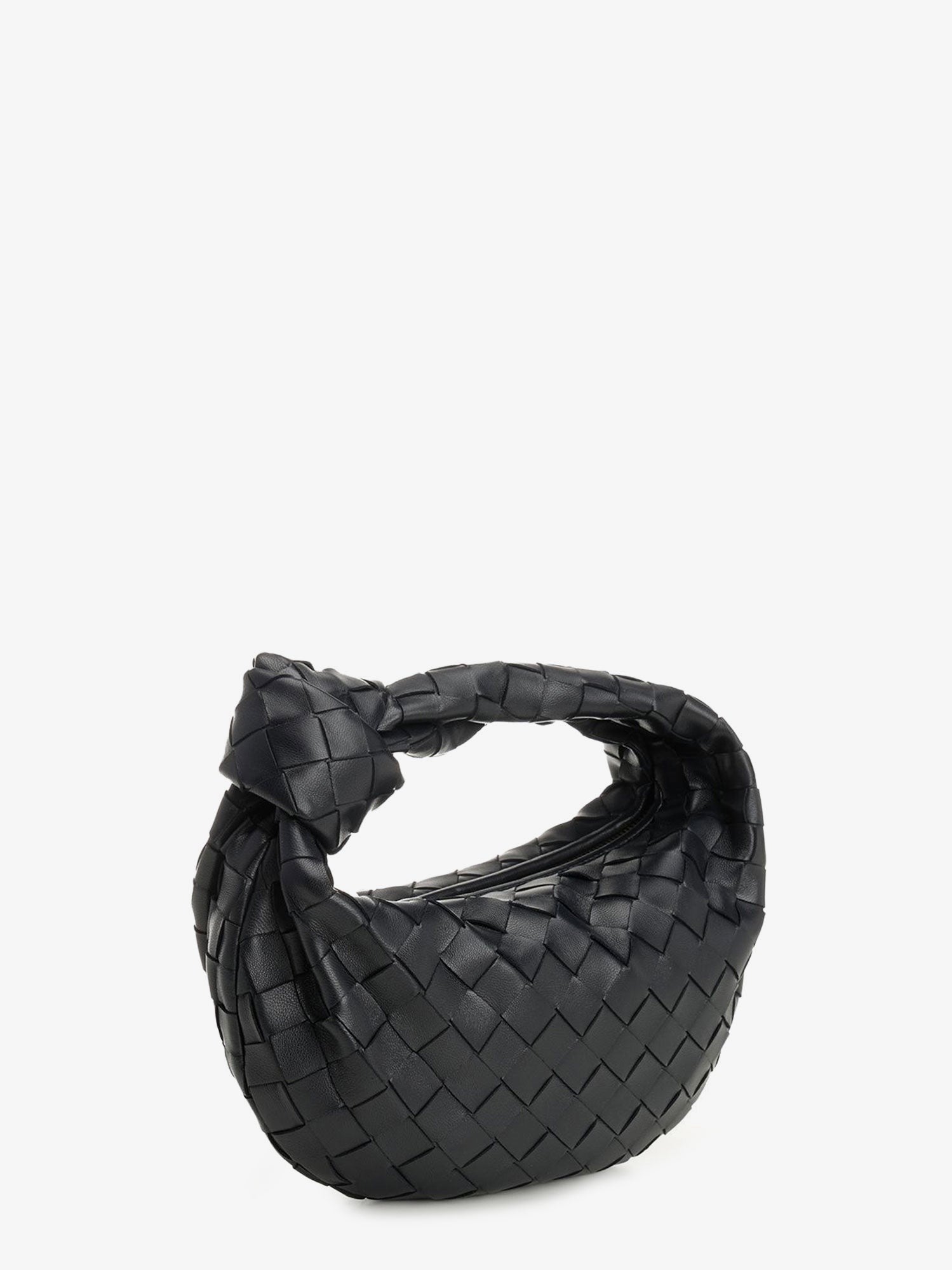 Mini Jodie leather handbag with Intrecciato motif