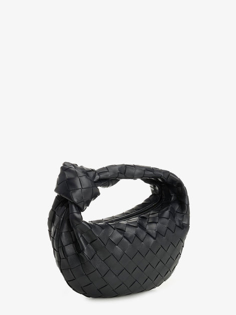 Mini Jodie leather handbag with Intrecciato motif
