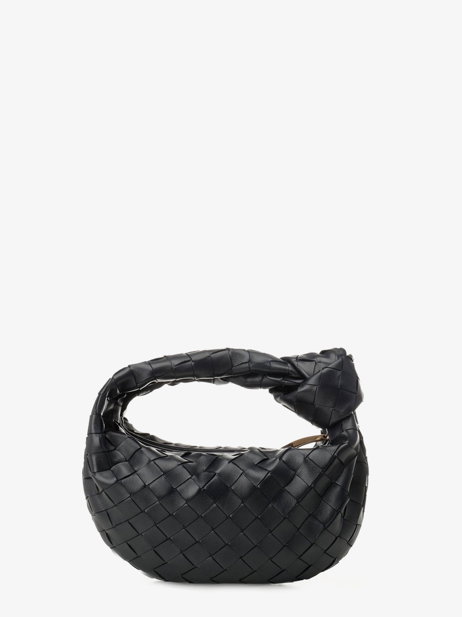 Mini Jodie leather handbag with Intrecciato motif