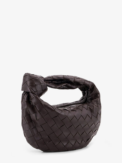 Mini Jodie leather handbag with Intrecciato motif