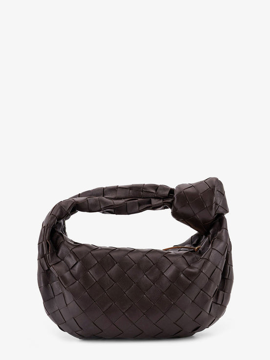 Mini Jodie leather handbag with Intrecciato motif