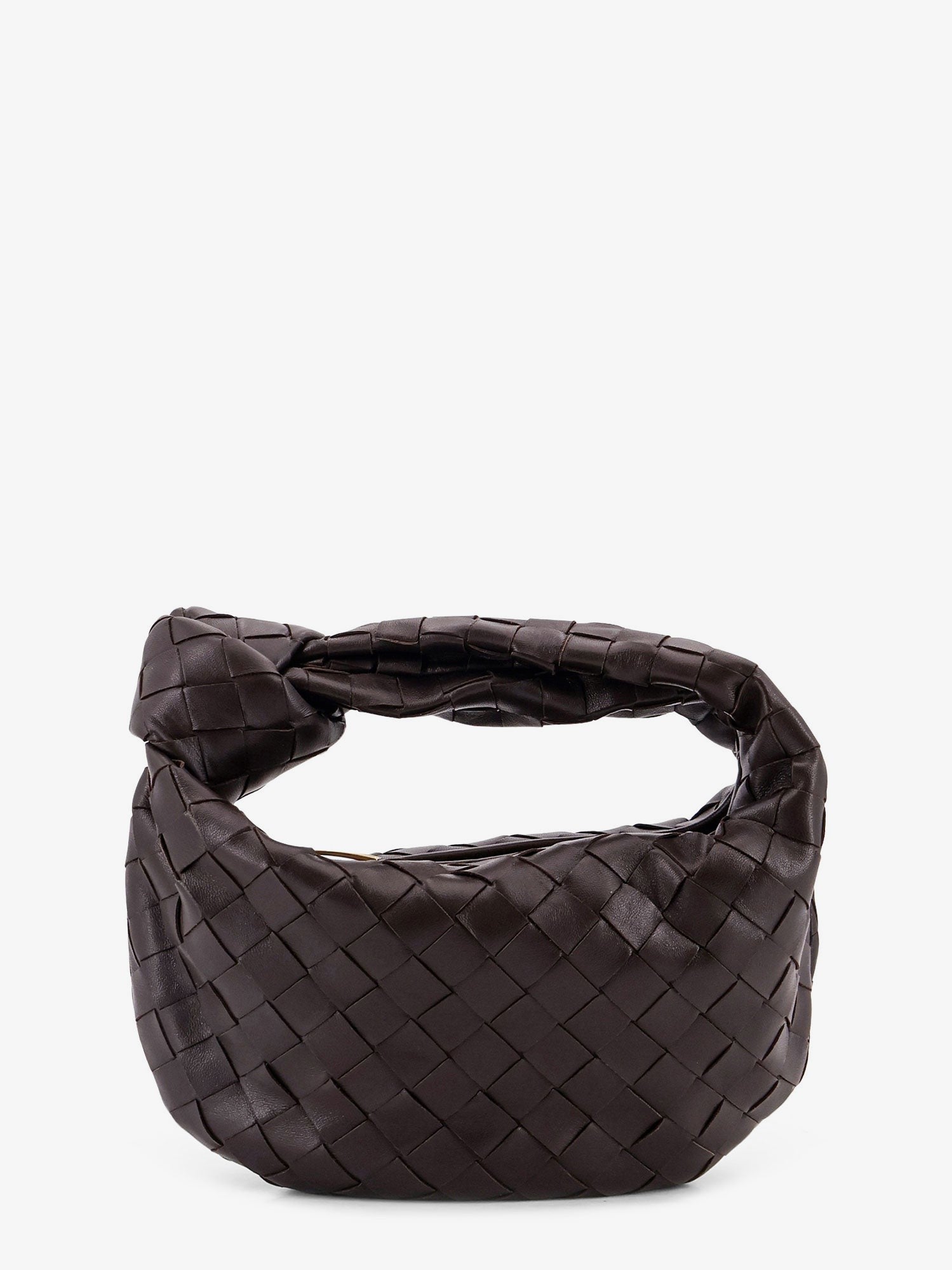 Mini Jodie leather handbag with Intrecciato motif
