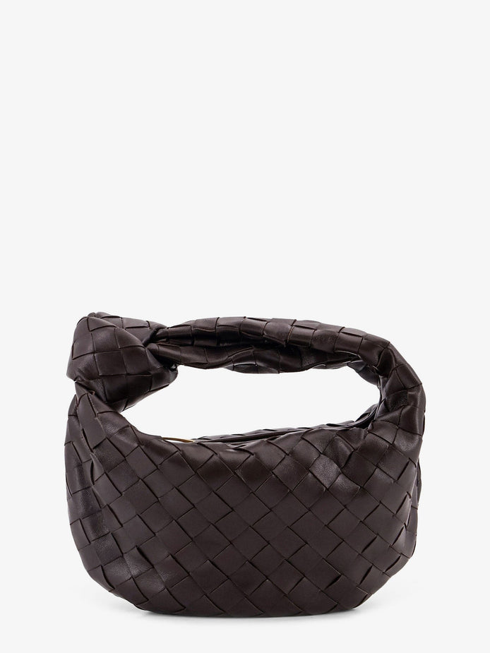 Mini Jodie leather handbag with Intrecciato motif