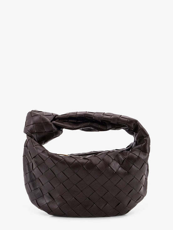 Mini Jodie leather handbag with Intrecciato motif