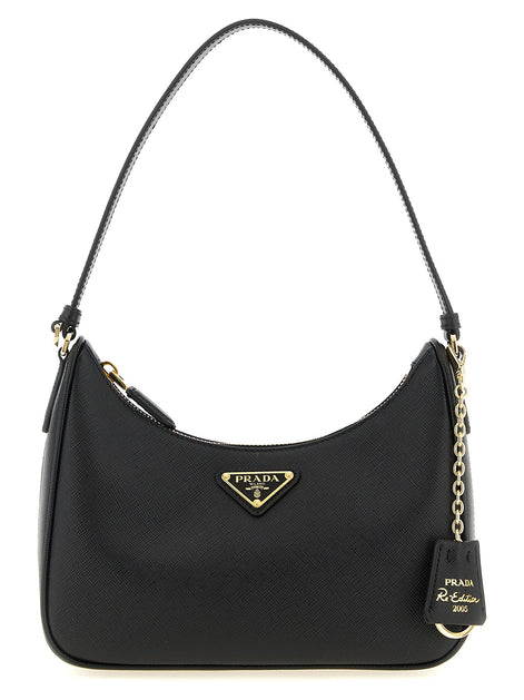 Mini 'Re-Edition 2005' Saffiano Shoulder Bag