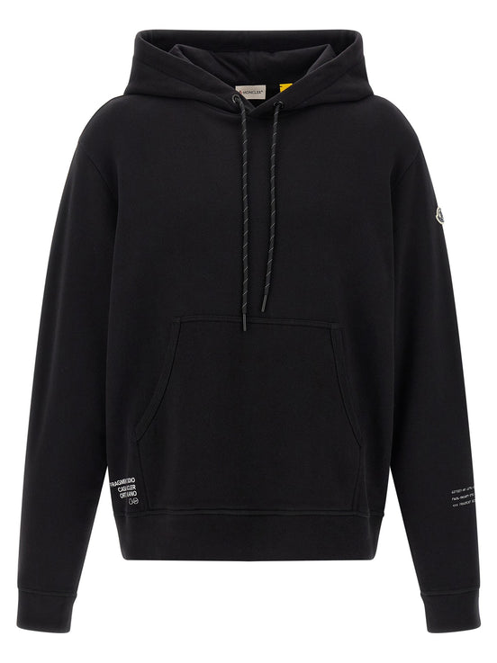 Cotton hoodie with logo