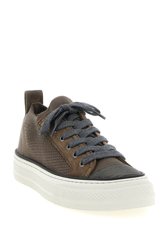 Monile knit sneakers