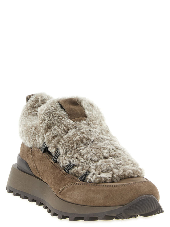 'Monile' shearling sneakers