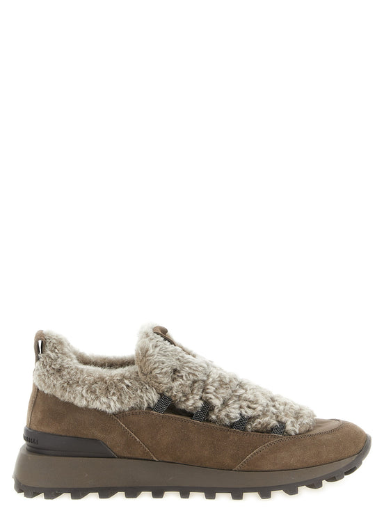 'Monile' shearling sneakers