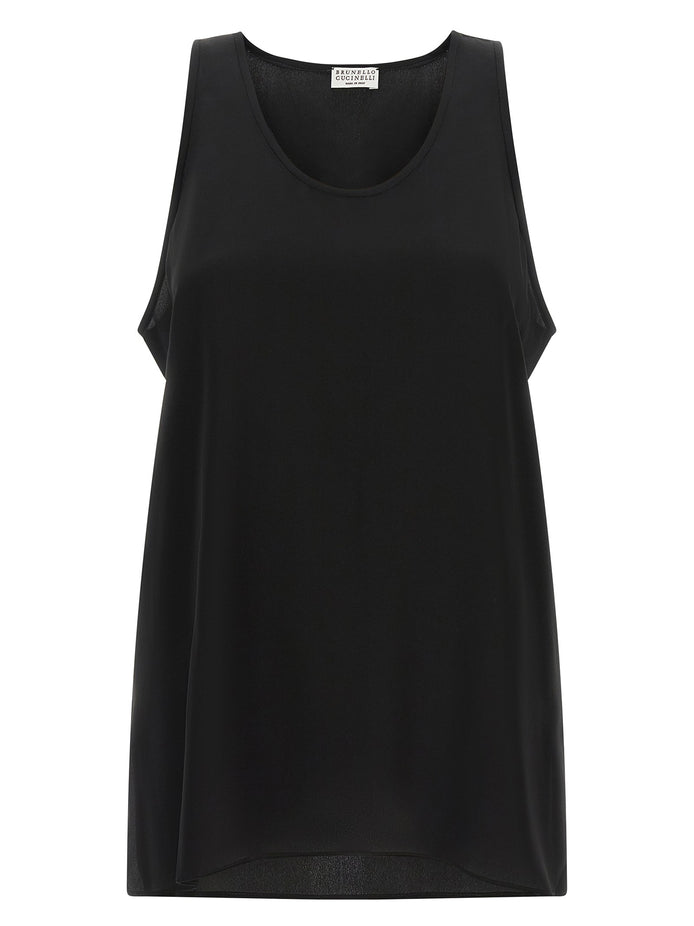 'Monile' Silk top