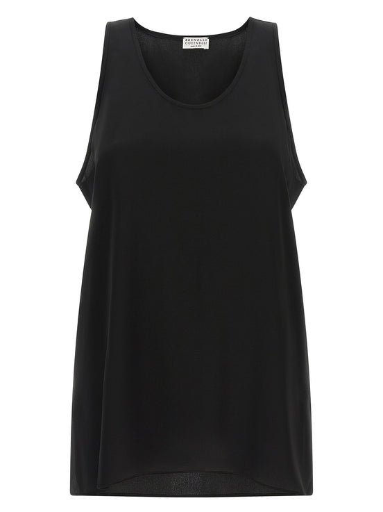 'Monile' Silk top