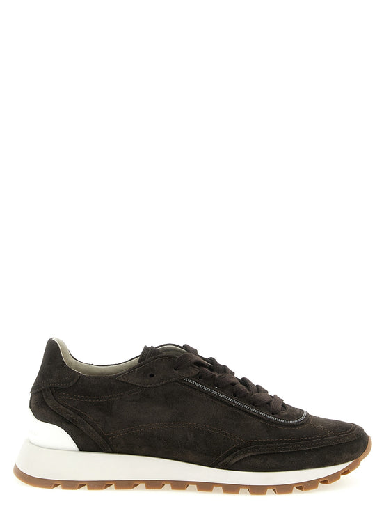 'Monile' suede sneakers