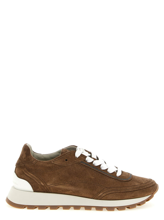 'Monile' suede sneakers