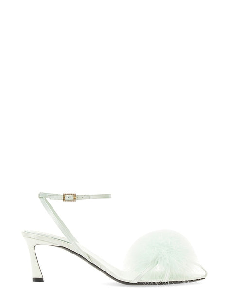 MULE MAE IN SATIN CREPE