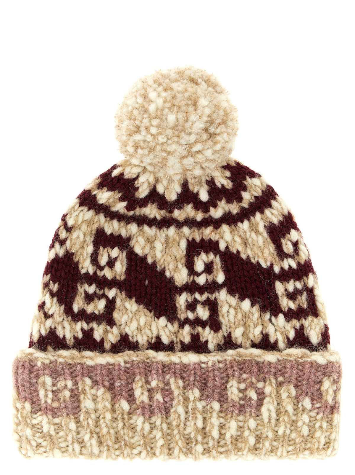 MONCLER GRENOBLE Multicolor pon pon beanie