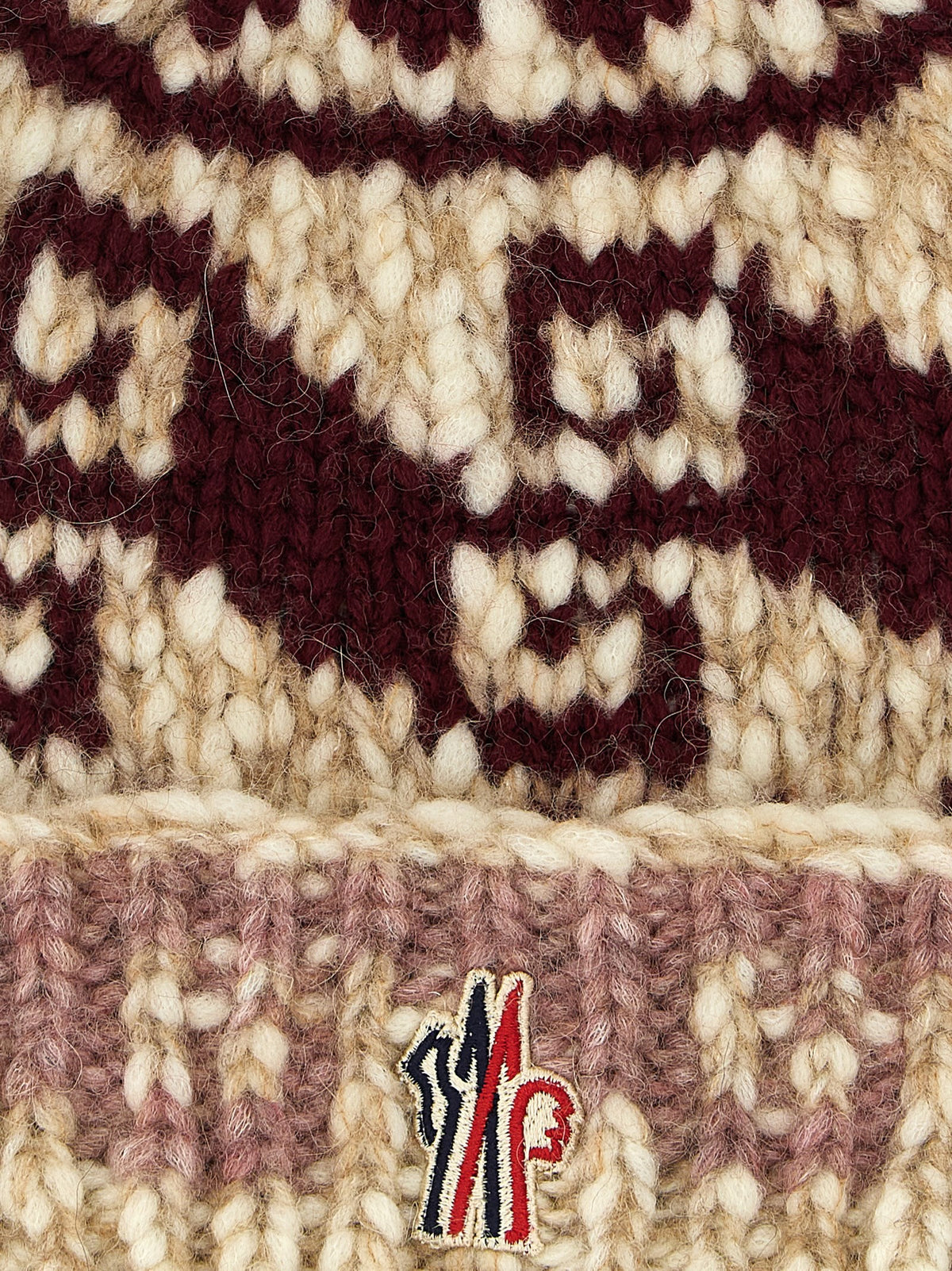 MONCLER GRENOBLE Multicolor pon pon beanie