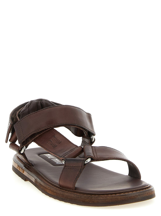 Multiple band sandals