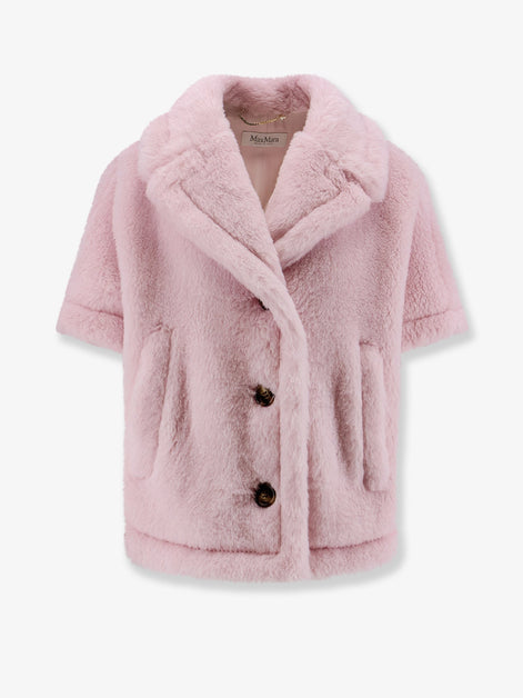 Mxacorvino1 alpaca and virgin wool fur cape