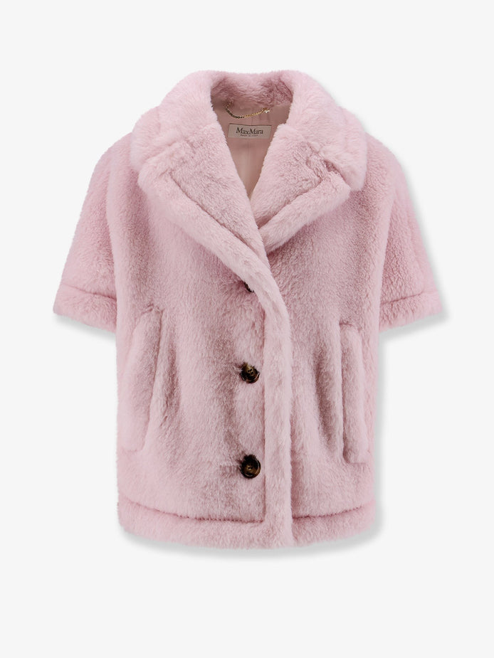 Mxacorvino1 alpaca and virgin wool fur cape