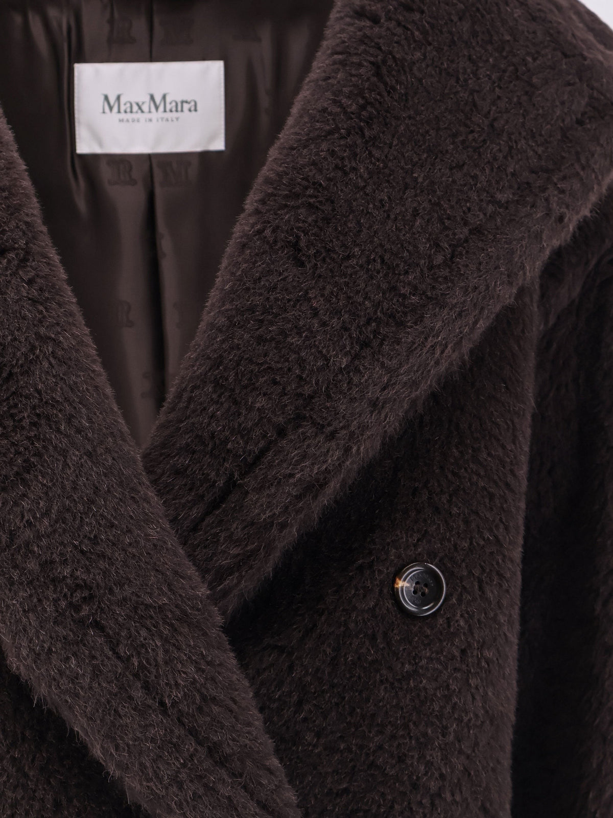 Max Mara Mxmalcuno alpaca, virgin wool and silk jacket