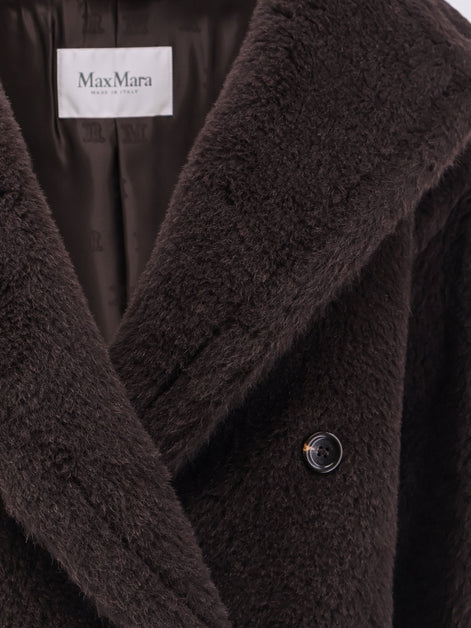 Max Mara Mxmalcuno alpaca, virgin wool and silk jacket