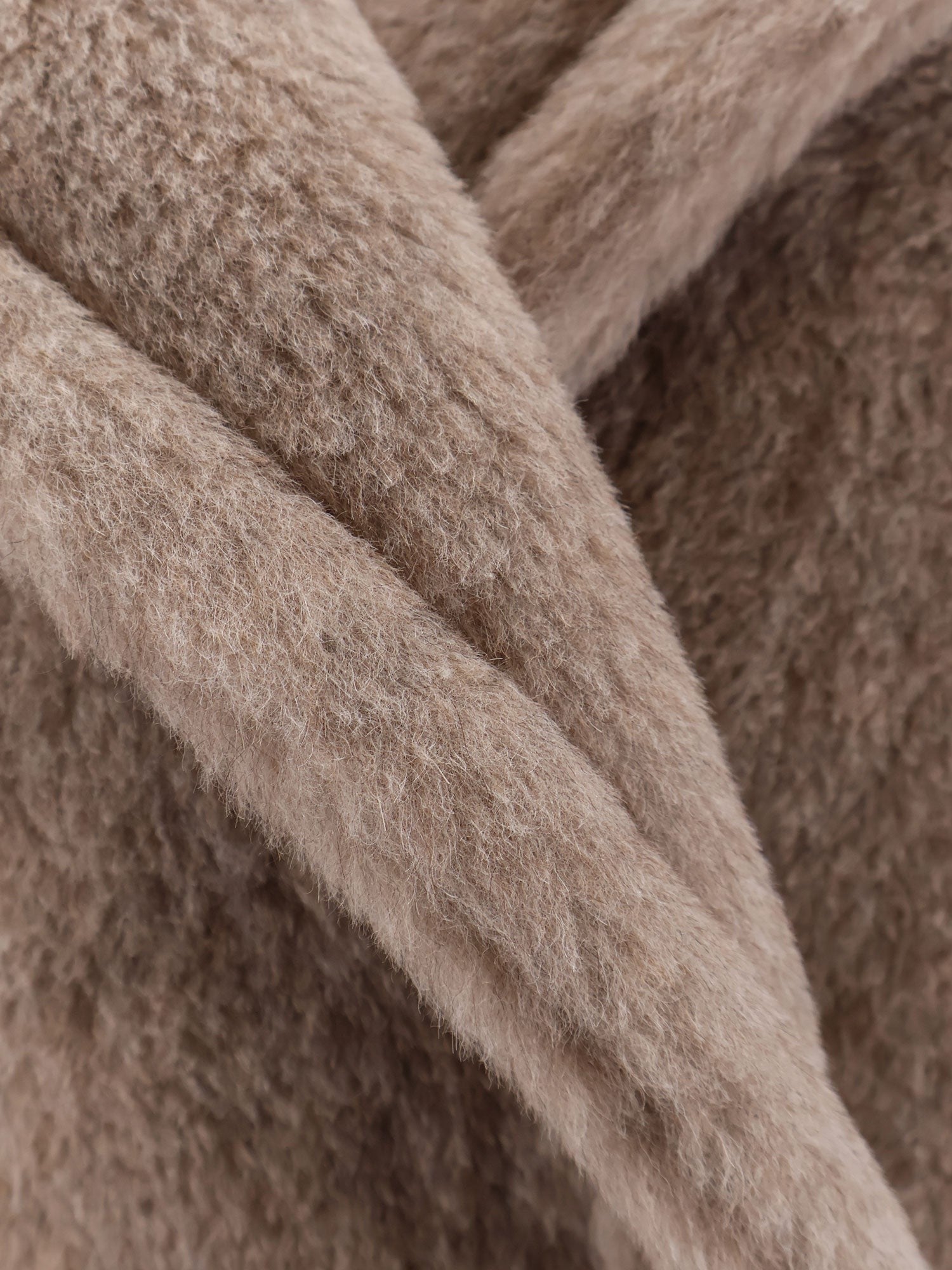 Max Mara Mxmcambusa alpaca and cashmere fur jacket