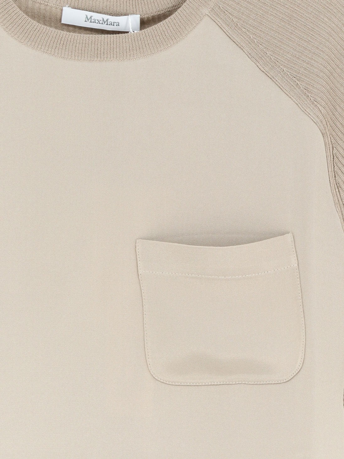 Mxmgolfo silk and cashmere top