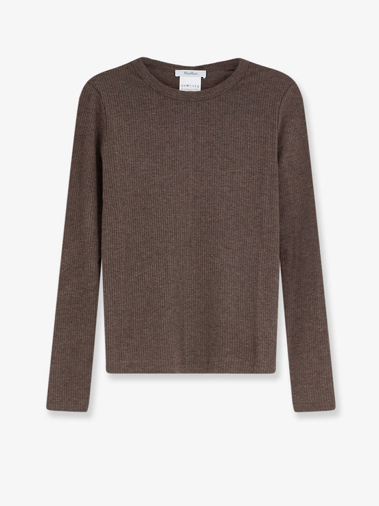 Mxmsalmone lyocell and silk t-shirt